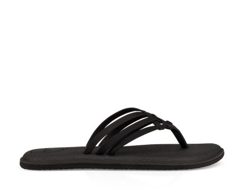 Tong Sanuk Yoga Salty Femme - Noir SRQHML104